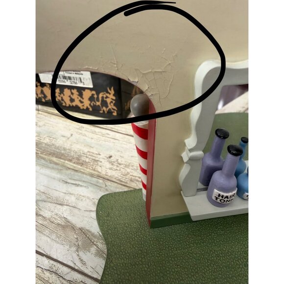 Goebel Looney Tunes Rabbit of Seville Bugs Fudd Scape 3-Pc Barber Set w/FLAWS - Picture 13 of 16